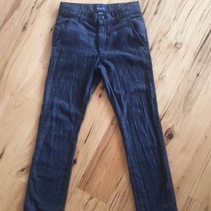 Boys Like new black/grey herringbone dress pants